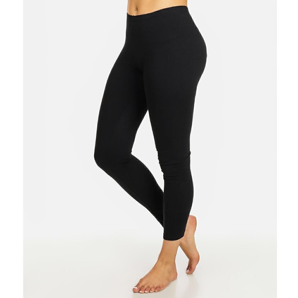 New Mix Women's Black Leggins One Size